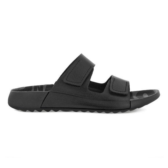 Ecco Women's Black Double Strap Sandals - Picture 3 of 8